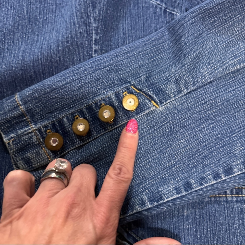 Erika‎ & Co Blue Denim Jacket - Picture 2 of 5